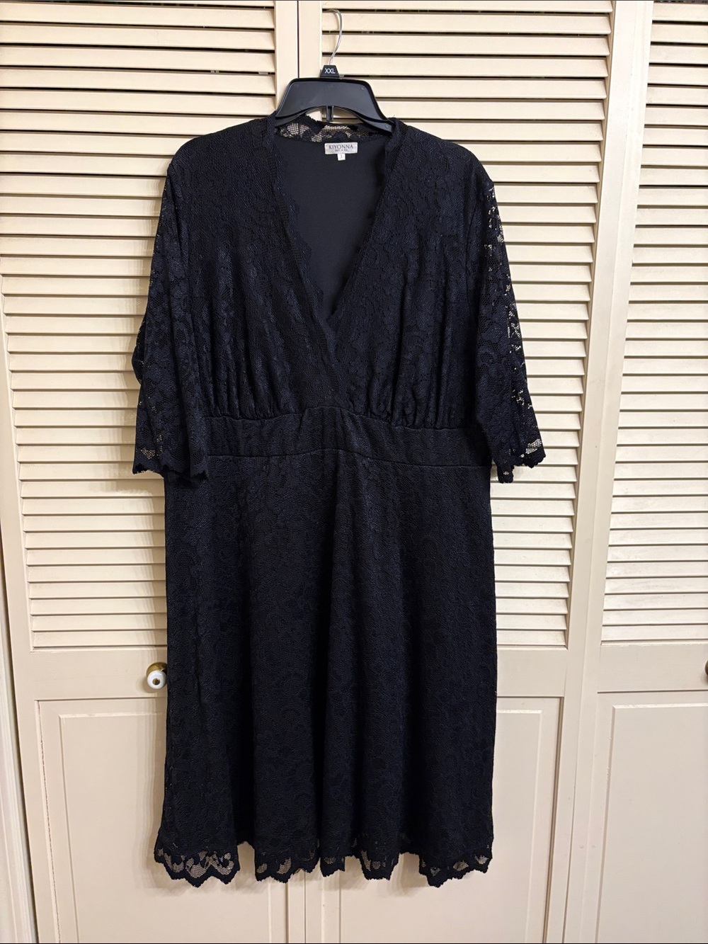 Kiyonna Black Lace Dress Size 3x